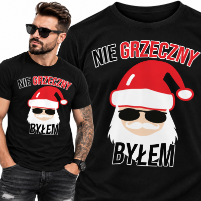 KOSZULKA ŚWIĄTECZNA NIE GRZECZNY